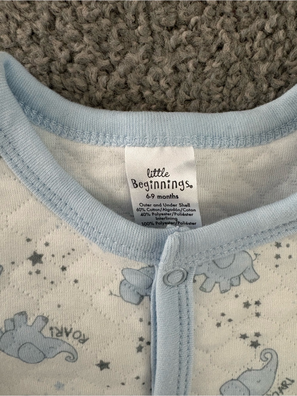 Little beginnings onesie